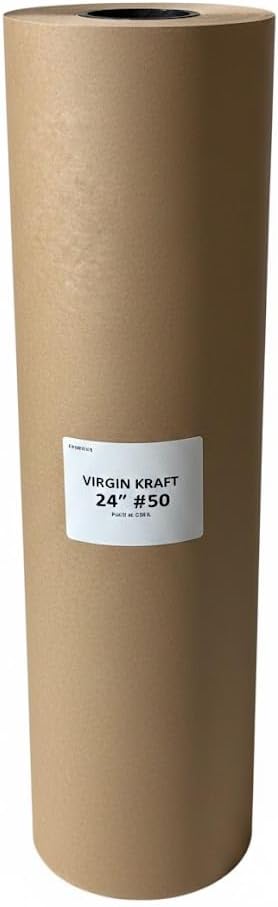 Virgin Kraft Paper 24''x1500' 50LB