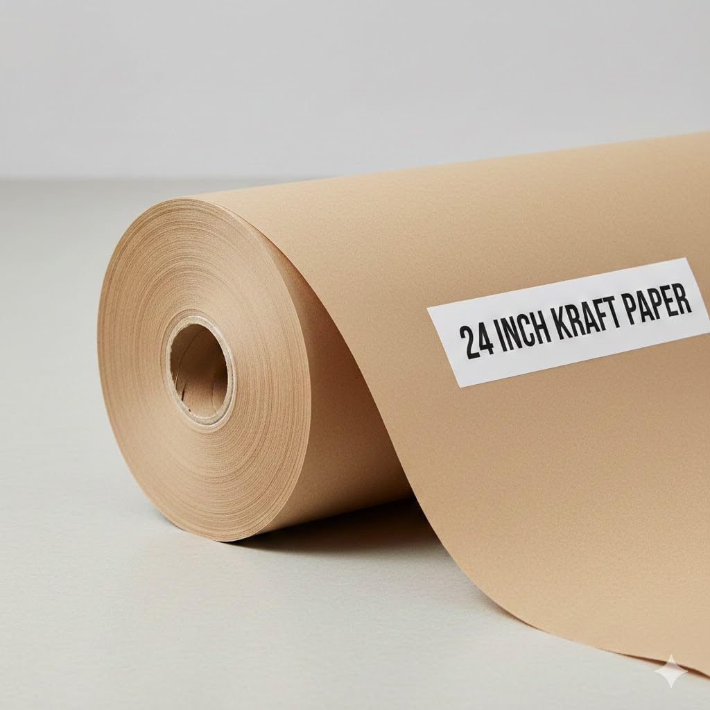 Virgin Kraft Paper 24''x1500' 50LB