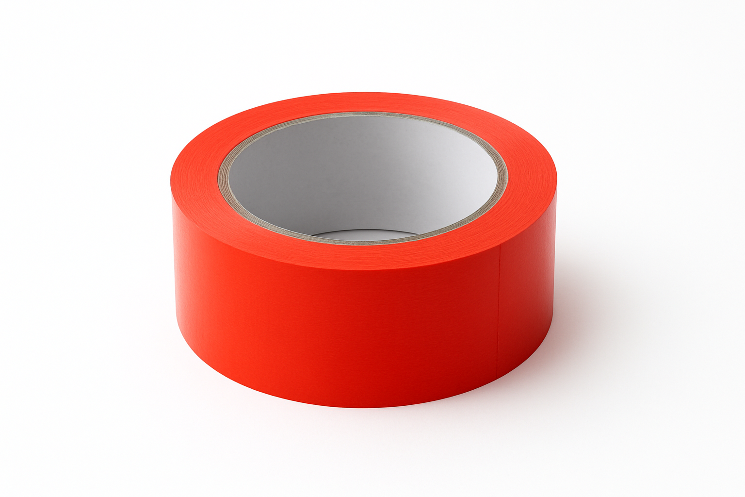 "High Visiblity" Premium 2.5 Mil PVC Flourescent Orange Tape 72YD