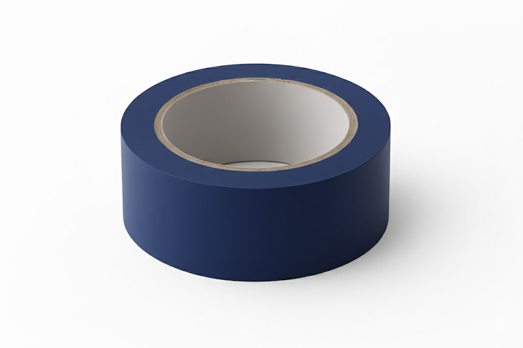 "Navy Blue" 2.4 Mil Dark Blue PVC Tape 72 YD