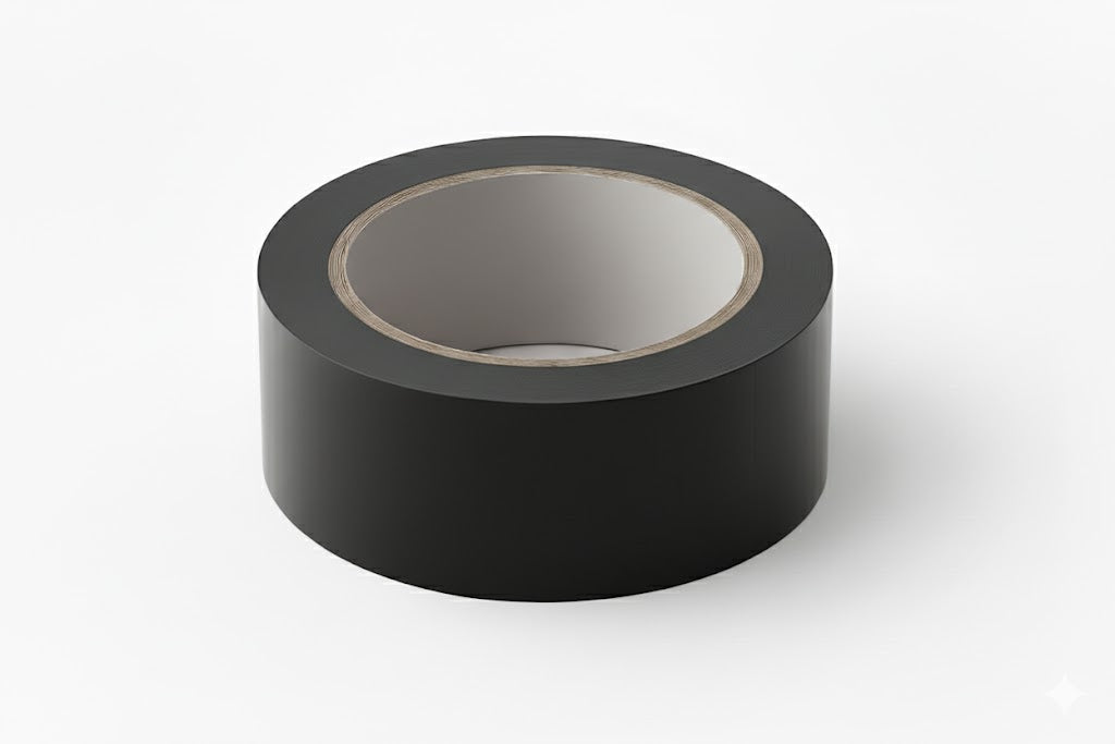 "Midnite" 2.4 Mil PVC Black Tape 72YD
